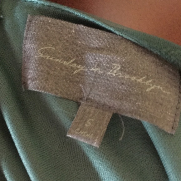 Anthropologie Green on Green Short Sleeved Top - Picture 6 of 8